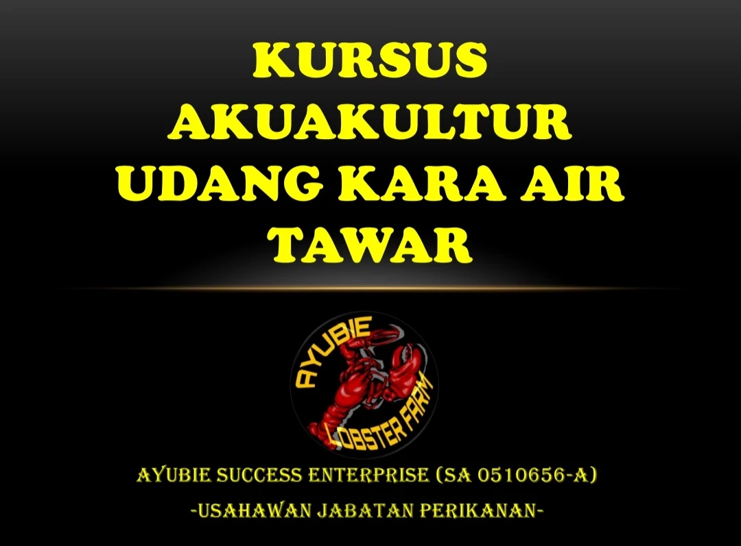 FRESHWATER REDCLAW LOBSTER AQUACULTURE COURSE